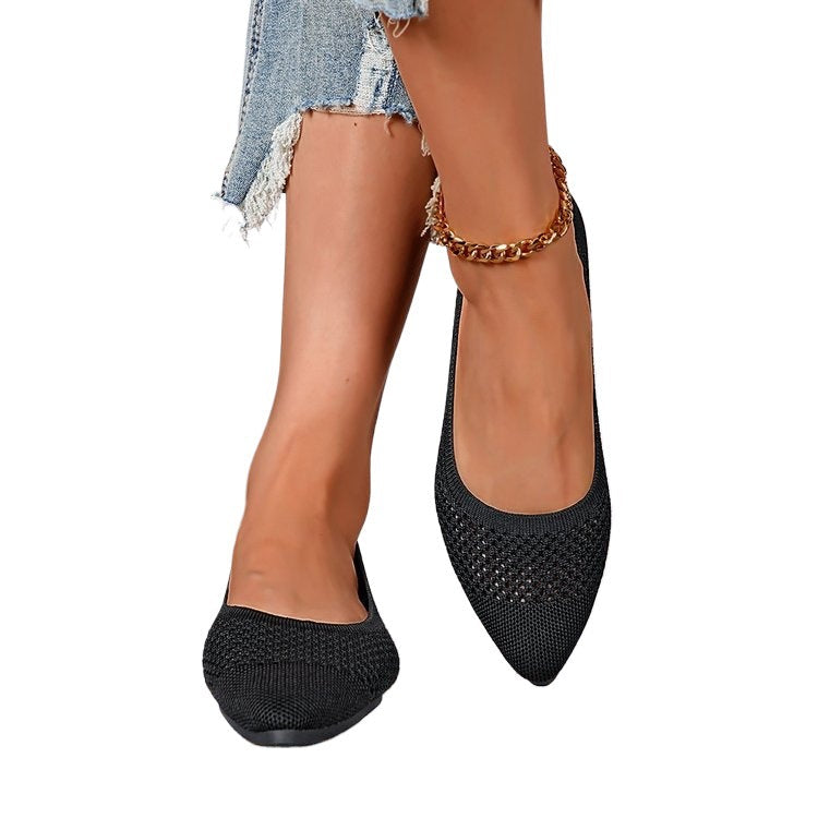 Damen Atmungsaktive und modische Slip-On Ballerinas R&B