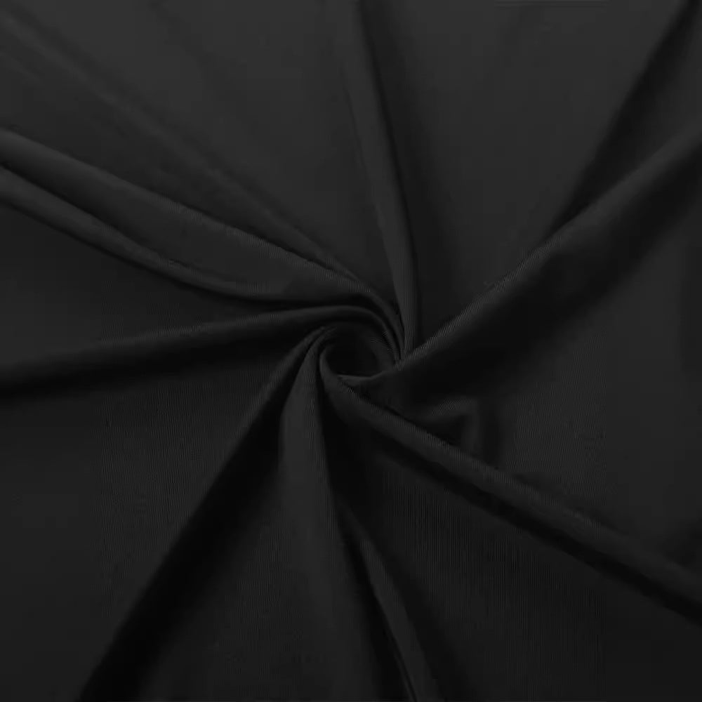 Damen Wickelkleid mit tiefem V-Ausschnitt und halbtransparenten Details R&B