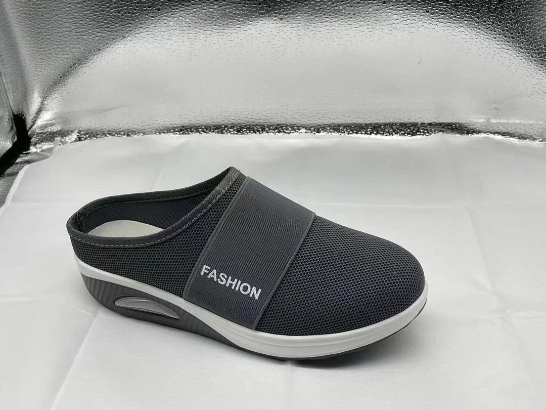 Damen Komfortable Clogs mit atmungsaktivem Netzdesign und gepolstertem Fußbett R&B