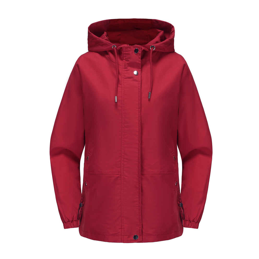 Damen leichte Windjacke mit verstellbarem Bund R&B