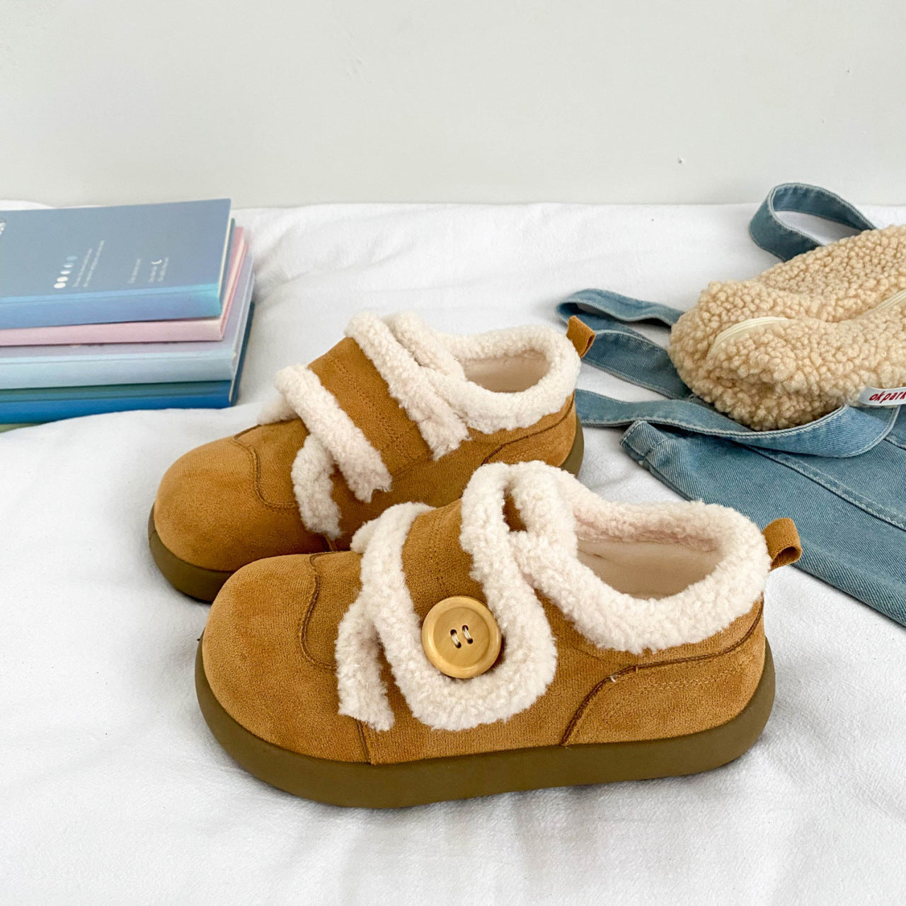 Damen Kuschelige Sneaker mit komfortablem Fleece-Futter R&B