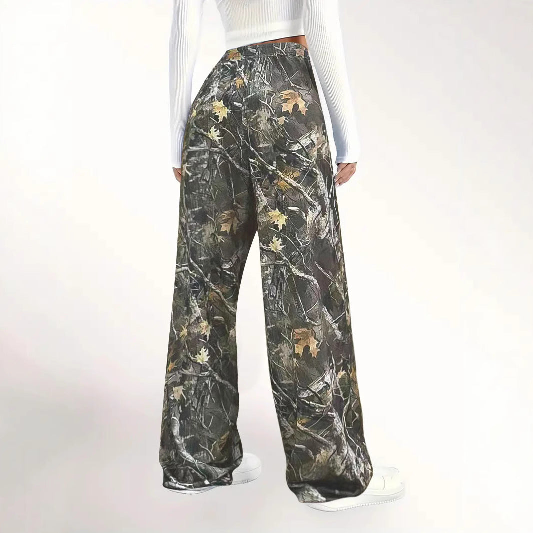 Damen Camouflage Freizeit-Hosen R&B