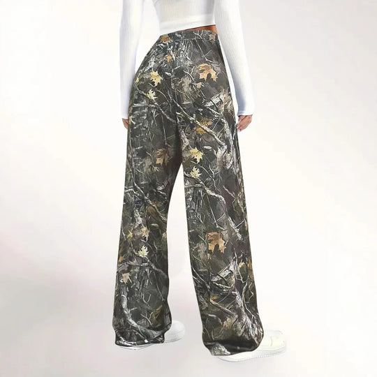 Damen Camouflage Freizeit-Hosen R&B