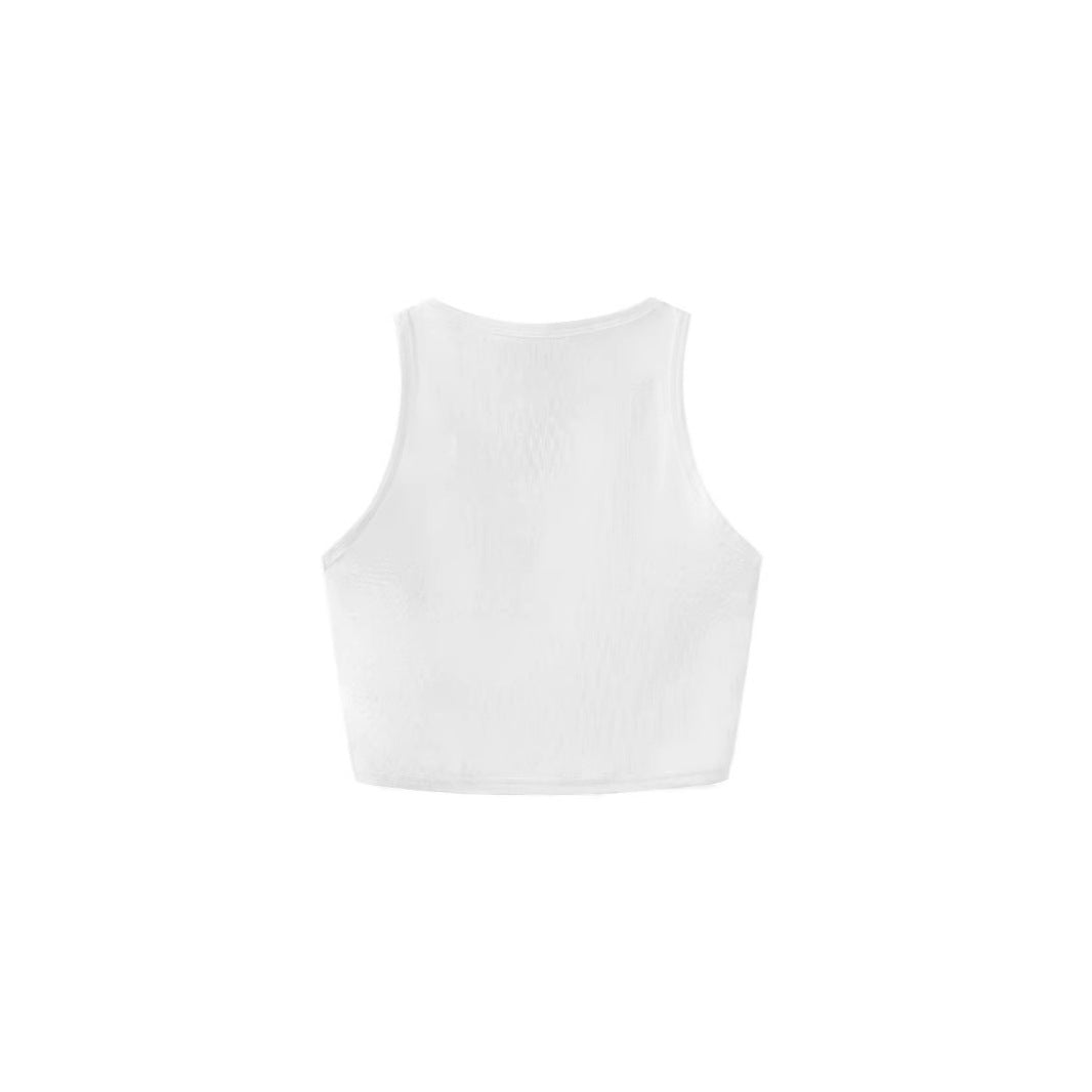 Damen Crop-Top mit frischem Zitronenmotiv und lässigem Schnitt R&B