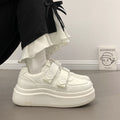 Damen Sportliche Sneakers mit breiter Sohle und elegantem Klettverschluss R&B