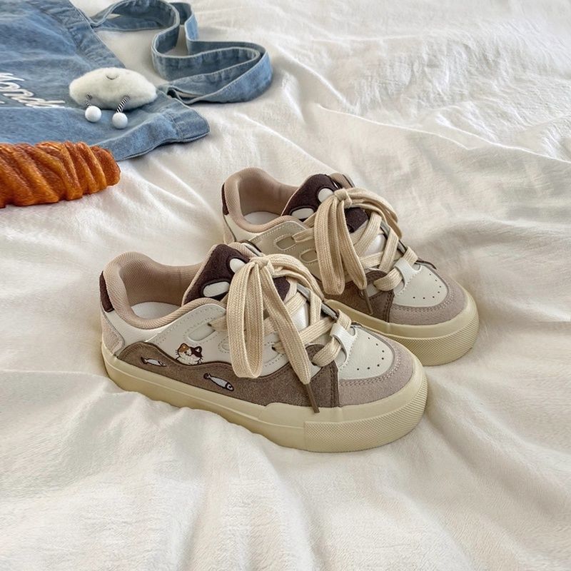 Damen Sportliche Sneaker im lässigen Karomuster mit modernem Design R&B