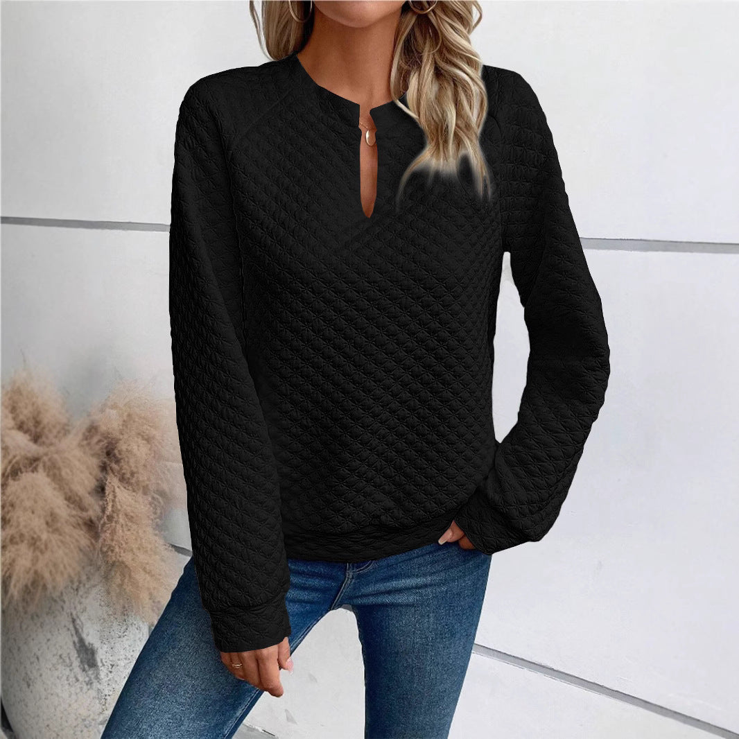 Damen Quilted Pullover R&B