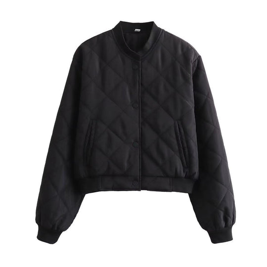 Damen gesteppte Übergangsjacke mit komfortablem Schnitt und praktischen Taschen R&B