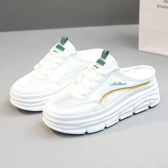 Damen Bequeme Slip-On Sneakers mit dämpfender Sohle und atmungsaktiver Oberfläche R&B
