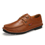 Herren Elegante und bequeme Lederhalbschuhe R&B
