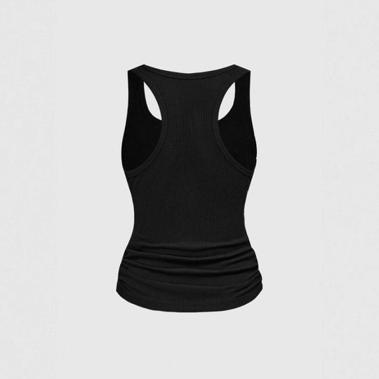 Damen Sportliches Top mit stylischen Nieten-Details R&B