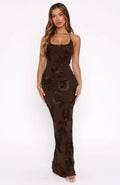Damen Elegantes Maxikleid mit floralem Muster und Trägern R&B