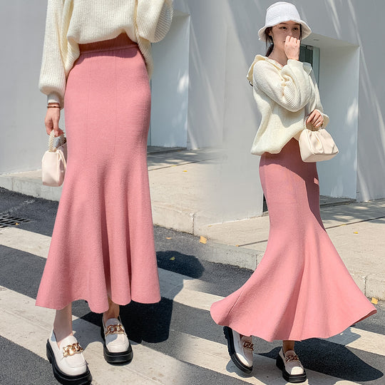 Damen Eleganter, ausgestellter Maxirock aus leichtem Material R&B