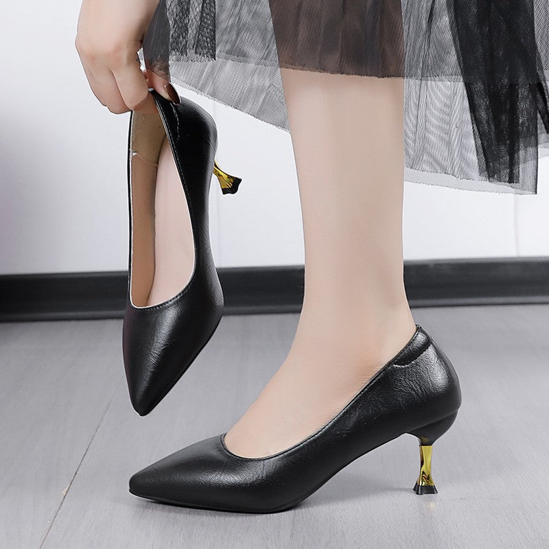 Damen Elegante Pumps mit einzigartigem Absatzdesign R&B