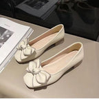 Damen Ballerinas mit dekorativem Schleifen-Design und hochwertigem Kunstleder R&B