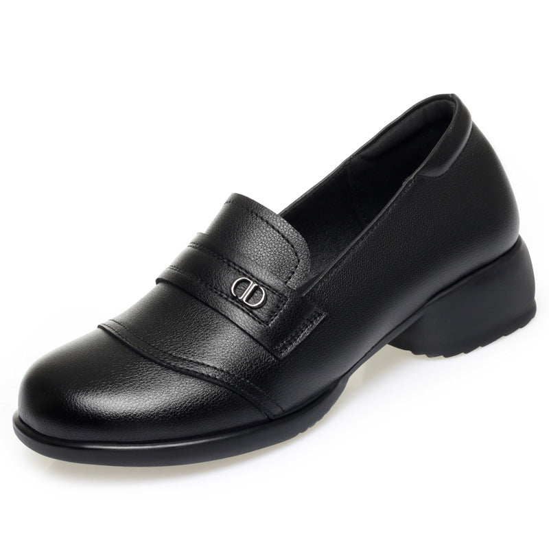 Damen Elegante und komfortable Mokassins mit modischem Riemen R&B