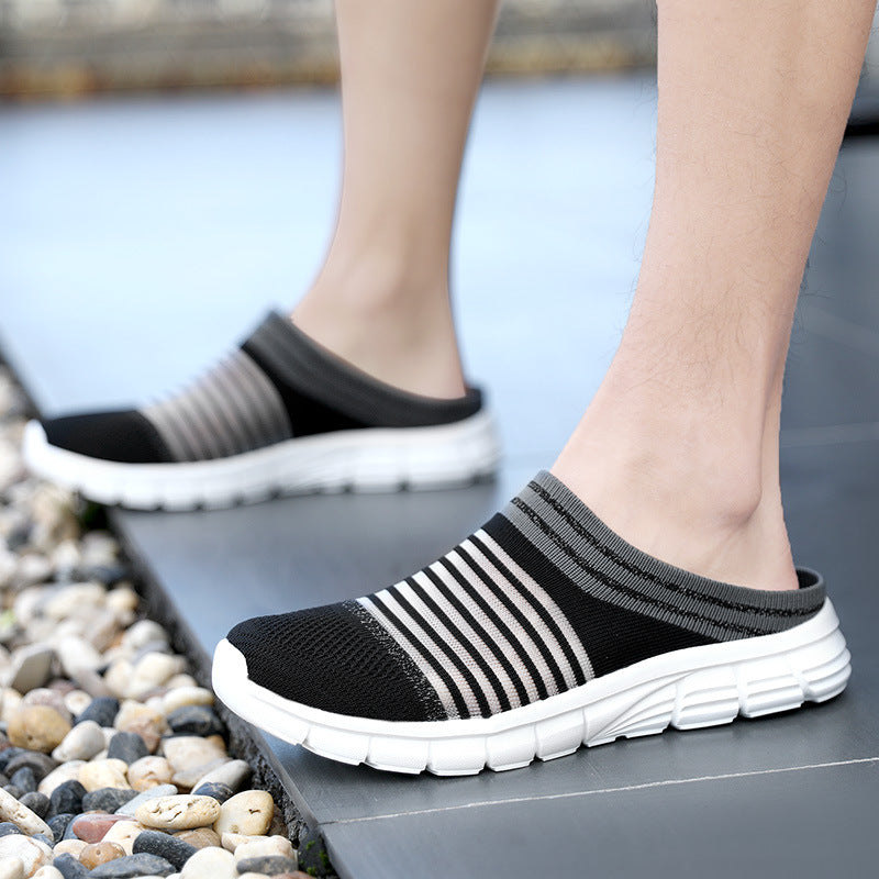 Damen Atmungsaktive Slip-On Sneakers mit elastischem Design und flexibler Sohle R&B