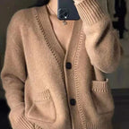 Damen Strickjacke im lässigen Oversized-Stil R&B