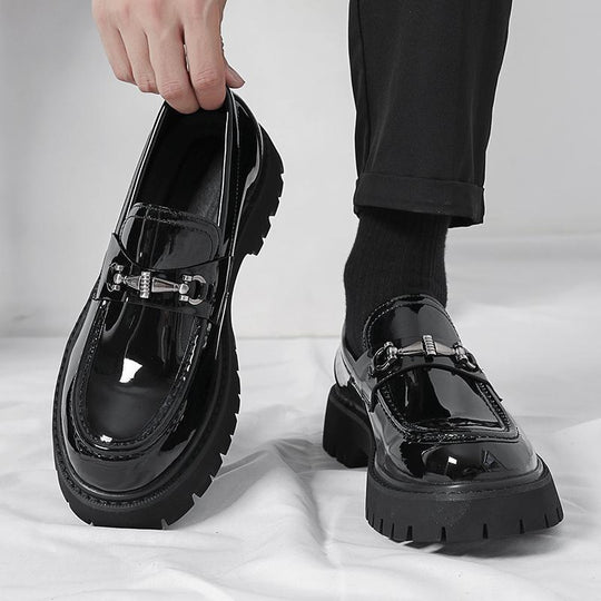 Herren Modische Loafers mit robustem Sohlenprofil und edler Schnallenverzierung R&B