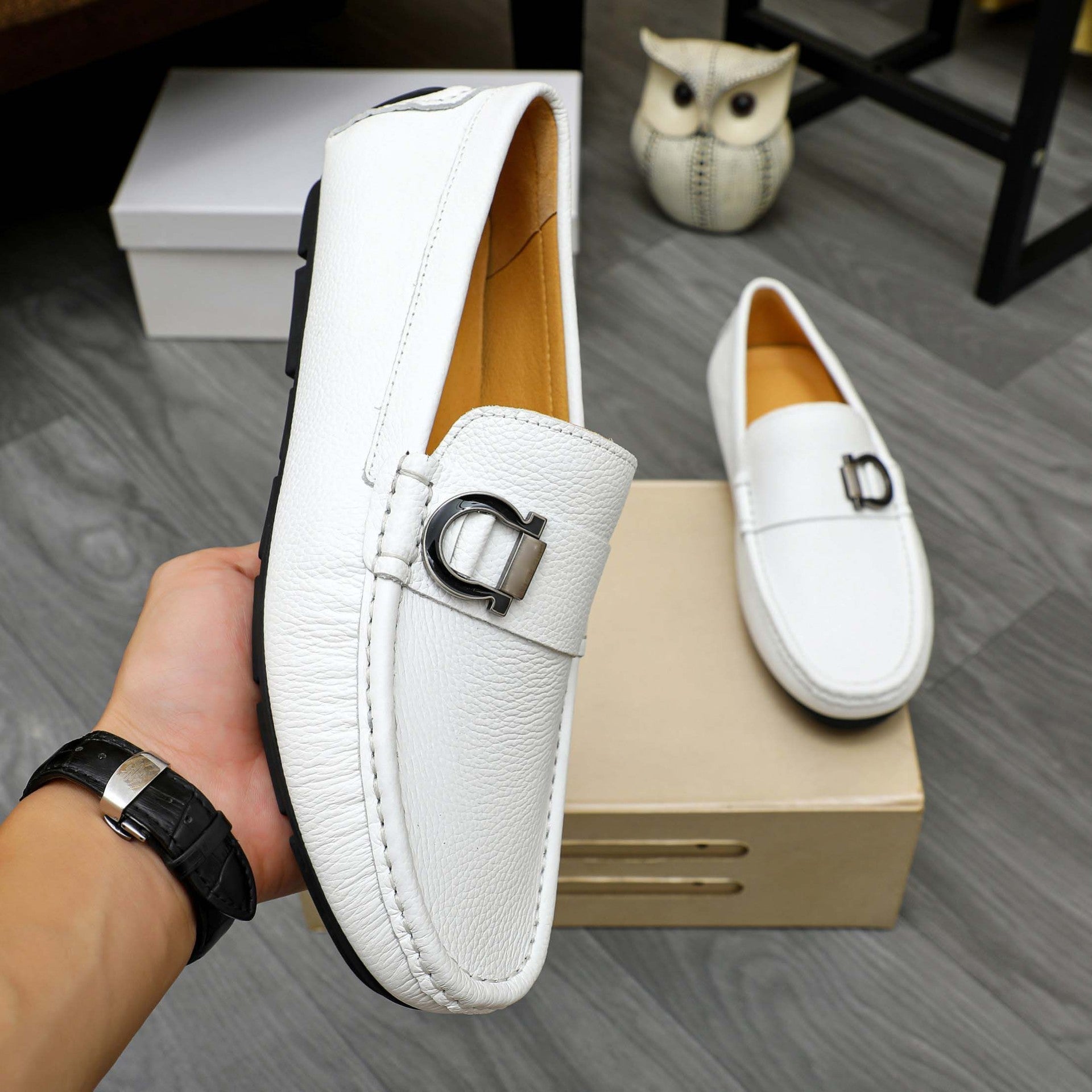 Damen Mokassins mit elegantem Zierdetail R&B