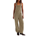 Damen Latzhose Cord weit geschnitten