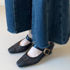 Damen Ballerinas mit stilvollem Riemchen und luftiger Schnüroptik R&B