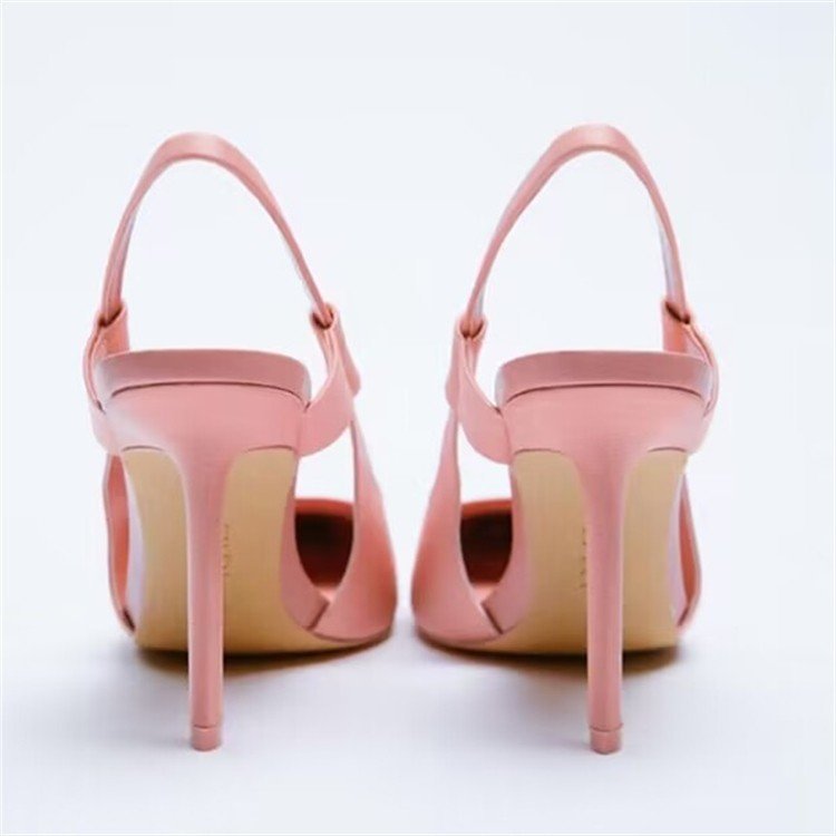 Damen Slingback-Pumps mit elegantem Spitzen-Design und modischem Riemensystem R&B