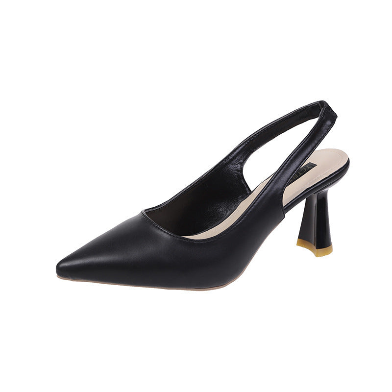 Damen Slingback Pumps mit elegantem Blockabsatz und spitz zulaufender Form R&B