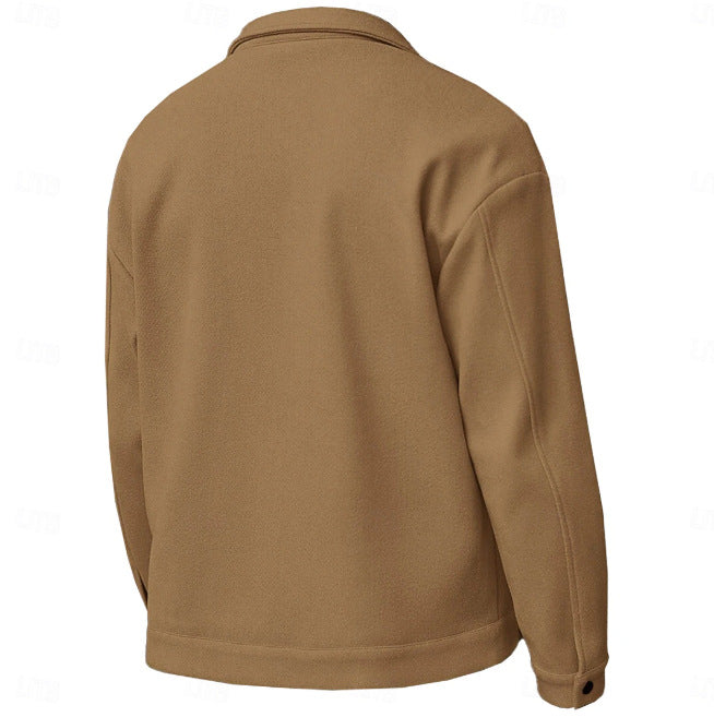 Herren stylische Utility-Jacke mit gepolsterten Taschen R&B