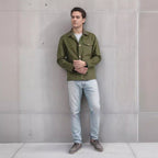 Herren Suedejacke mit modischem Design und praktischen Taschen R&B