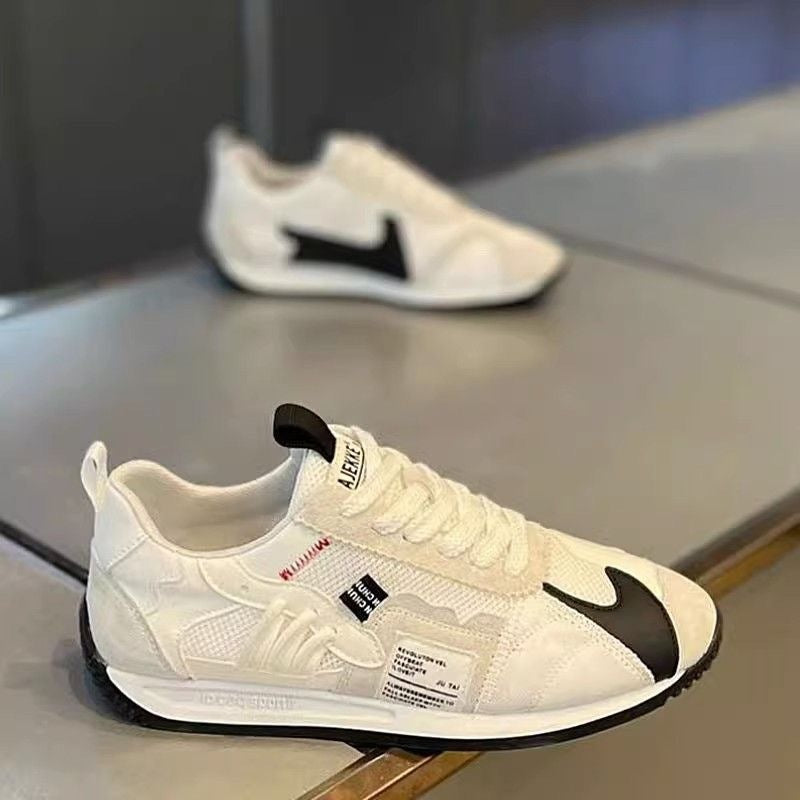 Damen sportliche Sneaker mit atmungsaktivem Design und gepolsterter Sohle R&B