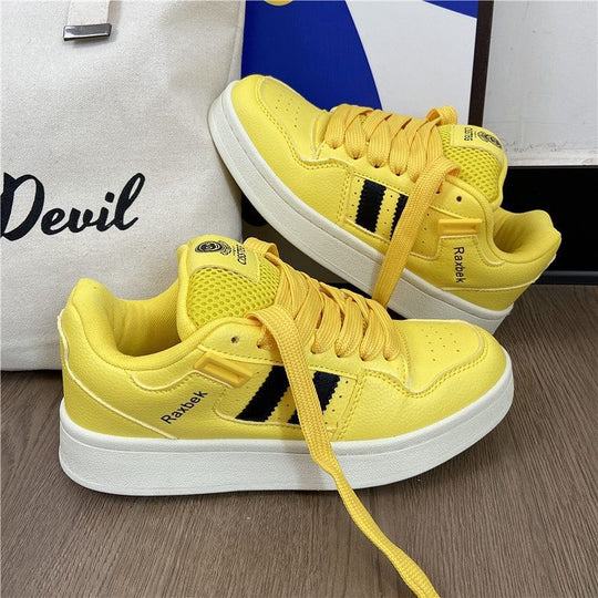 Damen modische Sneakers mit atmungsaktiven Mesh-Einsätzen und rutschfester Sohle R&B
