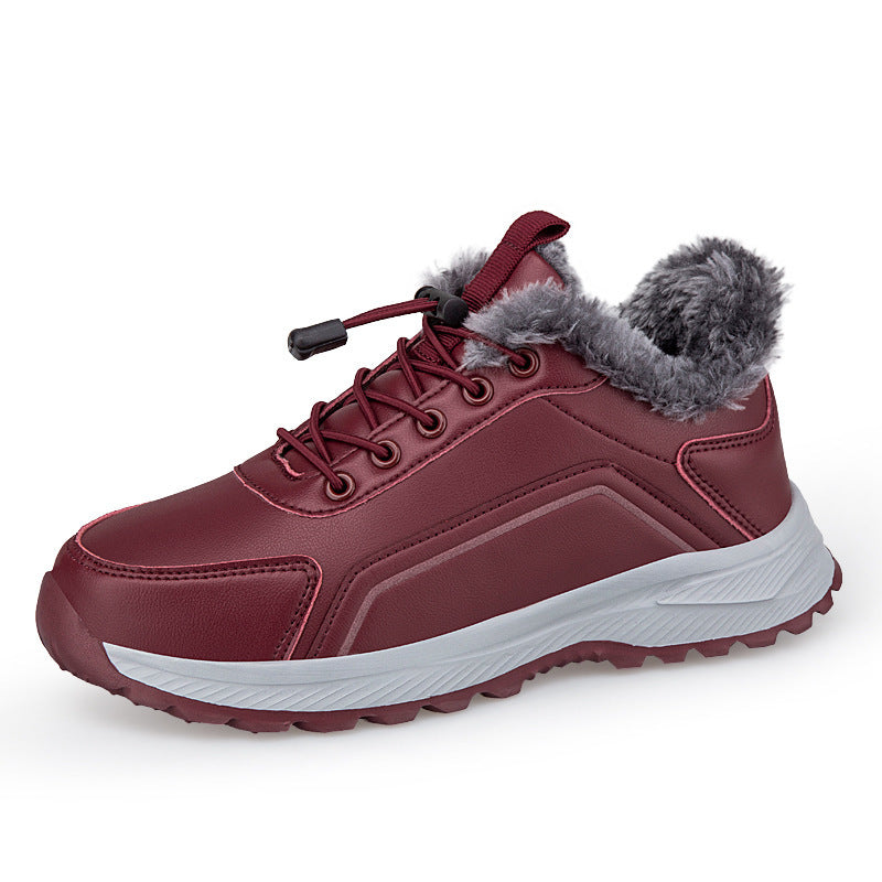Damen Winterliche Trekking Sneakers mit rutschfester Sohle und isolierendem Warmfutter R&B