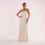 Elegantes Maxikleid mit Halsband