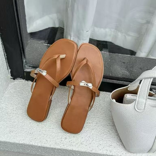 Damen Komfortable Badesandalen mit verstellbaren Riemen und orthopädischem Fußbett R&B