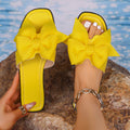 Damen Sandalen mit voluminösem Schleifenakzent und rutschfester Sohle R&B