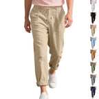 Herren lässige Sommerhose mit elastischem Bund und atmungsaktivem Material R&B