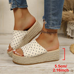 Damen Wedge-Sandaletten mit gepolstertem Fußbett R&B