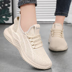 Damen Sportliche Hochleistungs-Sneaker mit atmungsaktivem Strick-Obermaterial und stoßdämpfender Sohle R&B