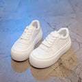 Damen Plateau Sneakers mit ergonomischer Sohle und atmungsaktivem Obermaterial