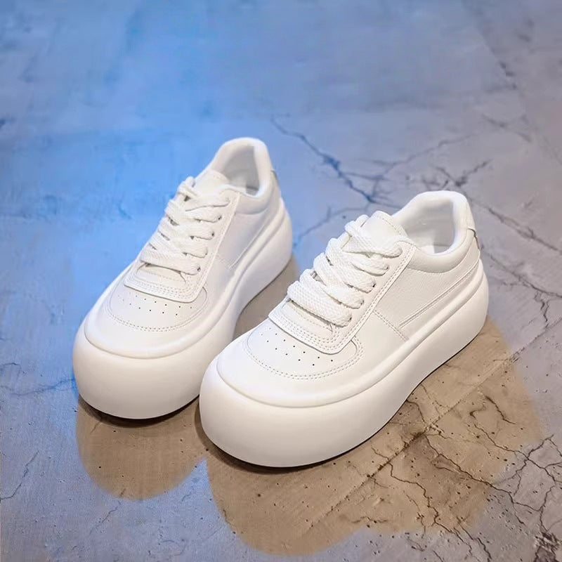 Damen Plateau Sneakers mit ergonomischer Sohle und atmungsaktivem Obermaterial