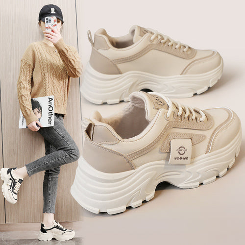 Damen Trendige Chunky Sneakers mit ausgeprägtem Sohlenprofil und atmungsaktivem Obermaterial R&B