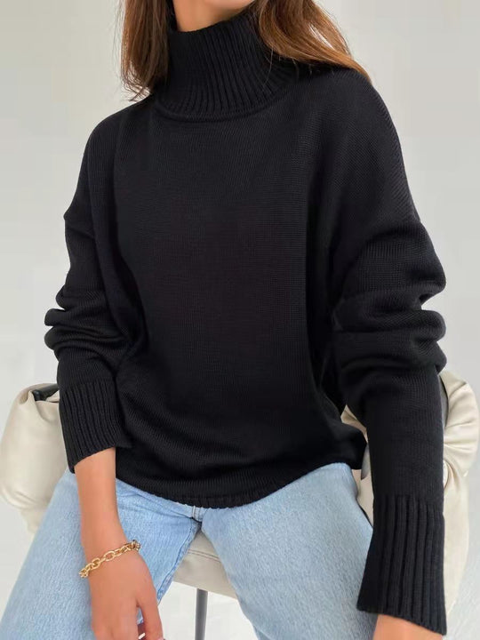 Damen modischer Rollkragenpullover R&B