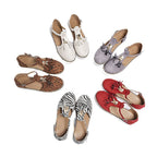 Damen Stilvolle Slip-On Sandalen
