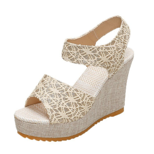 Damen Plateau-Sandalen mit elegantem Riemchen-Design R&B