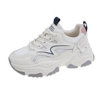 Damen sportliche Sneaker mit atmungsaktiver Mesh-Konstruktion und modischem Design R&B