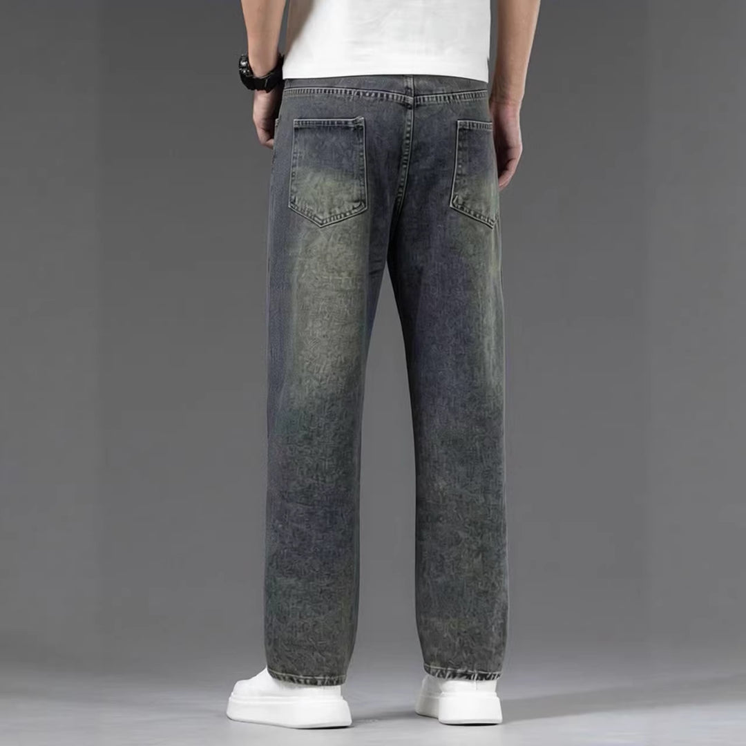 Herren lässige Jeans mit einzigartigem Design R&B