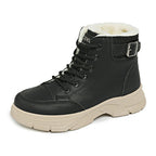 Damen Winterliche High-Top Sneaker mit weichem Fleece-Futter R&B