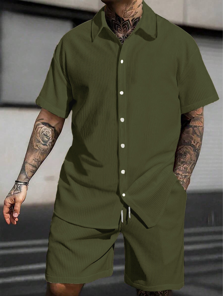 Damen lässiges Freizeit-Set mit strukturiertem Design R&B