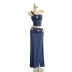 Damen elegantes Sommerkleid mit floralem Detail R&B